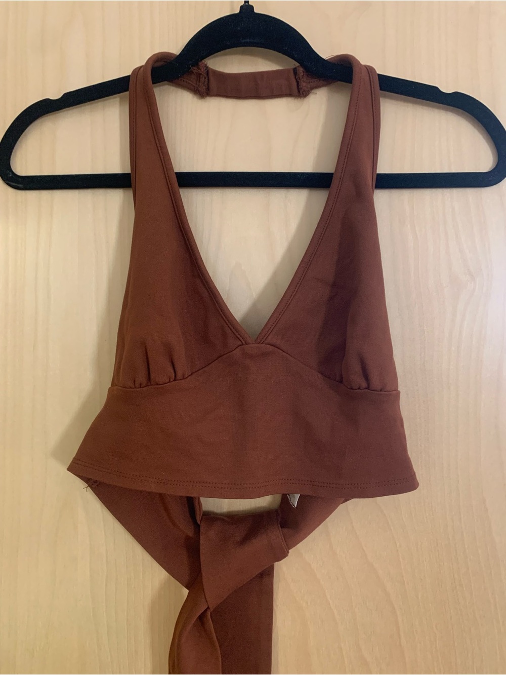 Altar'd State Rust Brown Knit Top